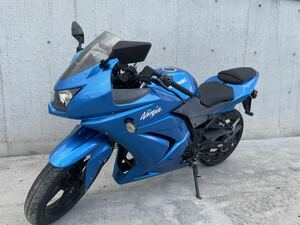 実動★低走行4,500km★バッテリー新品★ninja250 EX250K カワサキ★走行チェック済み★セル1発始動★検）CBR250 VTR250 GSR250 r25 mt25