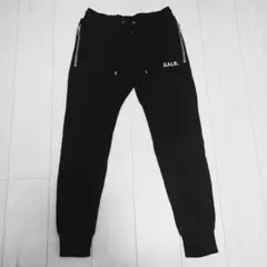 美品！希少ＸＳ BALR. ボーラー ロゴメタル ジョガーパンツ ブラック