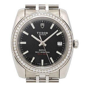 チューダー クラシックデイト ベゼルダイヤ 21020 自動巻き ステンレススティール メンズ TUDOR 中古 【時計】