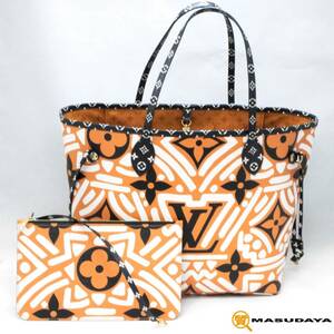 ◆◇【超美品】LOUIS VUITTON ルイヴィトン モノグラム・ジャイアント クラフティ ネヴァーフルMM トートバッグ M56584◇◆