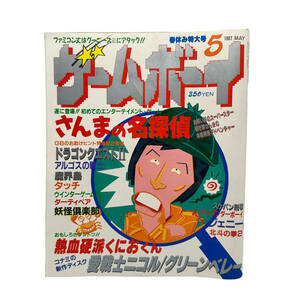 T24 ゲームボーイ 1987年5月 春休み特大号 マガジンボックス ファミコン丈 紹介 攻略 レトロゲーム雑誌