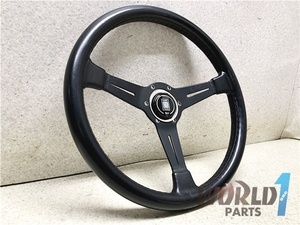 ★希少★ NARDI クラシック ステアリング ハンドル 36Φ ナルディ CLACIC FET規格品 Made in ITALY ホーンボタン付き 旧車