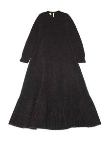 ザ シシクイ THE SHISHIKUI Knit Dress / Charcoal ウール混ニット ワンピース S / 百々千晴さんブランド