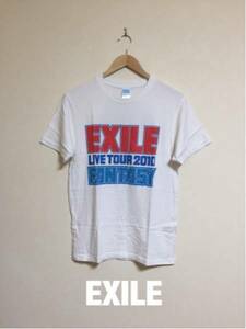 EXILE LIVE TOUR 2010 FANTASY エグザイル ライブ ツアー Tシャツ ホワイト 半袖 サイズM トップス