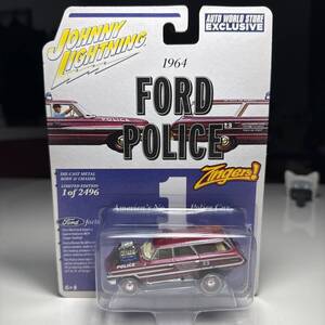 Johnny Lightning Street Freaks Zinger 1964 Ford Country Squire (Auto World Store限定) 1:64 Diecast