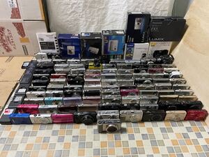 デジタルカメラ　100台　まとめ　SONY Canon OLYMPUS CASIO Nikon FUJIFILM Panasonic Finepix デジカメ　コンパクトデジタルカメラ