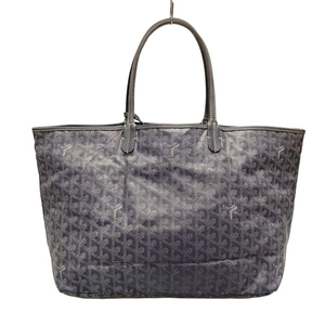 ゴヤール GOYARD トートバッグ サンルイPM レザー グレー MAE120131 バッグ