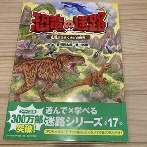 恐竜の迷路　絵本　新品