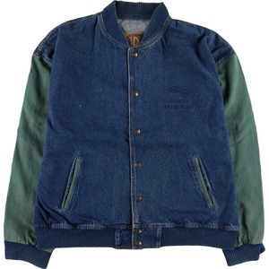 古着 90年代 international DENIM デニムブルゾン カナダ製 メンズM相当 ヴィンテージ /eaa471775