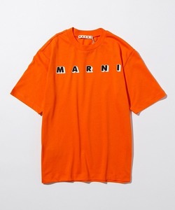 新品 MARNI Kids ＆ Junior ブランドロゴプリント半袖Tシャツカットソー 子供用