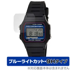 CASIO Collection STANDARD F-105 / F-105W シリーズ 保護フィルム OverLay Eye Protector 9H for カシオ 時計 高硬度 ブルーライトカット