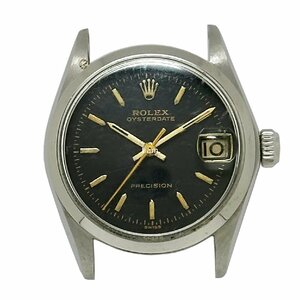 ROLEX ロレックス 6466 Oyster Date Presion オイスタープレシジョン ブラック 手巻き式 J63354