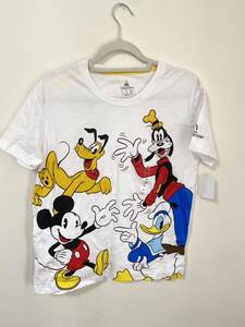 上海ディズニー　ミッキー　ドナルド　プルート　グーフィー　Tシャツ