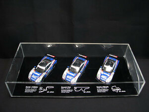 160. 展示品　2010 KONDO RACING PREMIUM EDITION BOX　コンドーレーシング 限定モデル GT-R 3台セット ミニカー　クリアーケース難あり