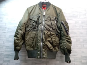 DIESEL/ディーゼル/00SEFQ0EAZD/リバーシブル/カーキ×オレンジ/2020年製/新品タグ付き/リブ部分毛玉有/XXSサイズ