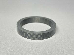 匿名配送ネコポス210円～ 新品 DIA-COMPE 1インチ 5mm カーボン コラムスペーサー ブラック ダイアコンペ ダイヤコンペ 1015G2401/230