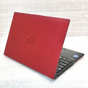 [Win11] 約777g 8世代CPU 13.3型モバイル 富士通 LIFEBOOK U939/A レッド (Celeron 4305U 2.2GHz/4GB/SSD 128GB/Wi-Fi/Webカメラ)[267304-]