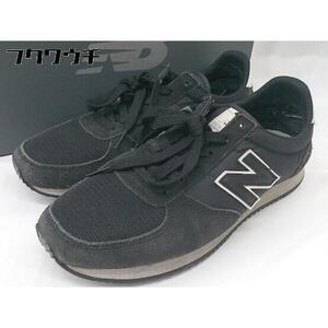 ◇ ◎ NEW BALANCE ニューバランス U220FI スニーカー シューズ 24.5cm ブラック レディース