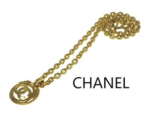 ◆ 【美品】希少 CHANEL / シャネル ヴィンテージ ココマーク ネックレス 94P コインネックレス ブランドネックレス 103348