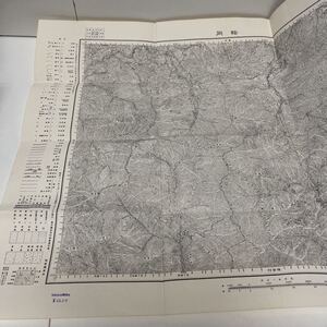 古地図 地形図 五万分之一 地理調査所 昭和28年応急修正 昭和30年発行 鞍岡 宮崎県 熊本県