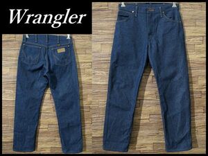 ◆ 数回のみ着用の極美品 00s メキシコ製 Wrangler ラングラー 13MWZ Cowboy Cut カウボーイカット デニム パンツ ジーンズ インディゴ W32