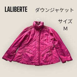 【LALIBERTE】ラリベルテ (M) ダウンジャケット リバーシブル フルジップ