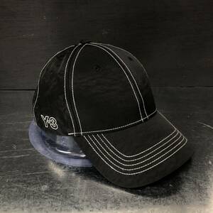 GQ536◇Y-3 : STITCH CAP◇58cm◇黒 ステッチキャップ adidas YohjiYamamoto