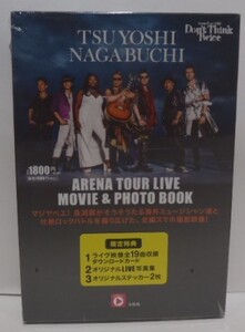 新品未開封　長渕剛　TSUYOSHI NAGABUCHI ARENA TOUR LIVE MOVIE & PHOTO BOOK　 ダウンロードカード　写真集　ステッカー2枚　宝島社