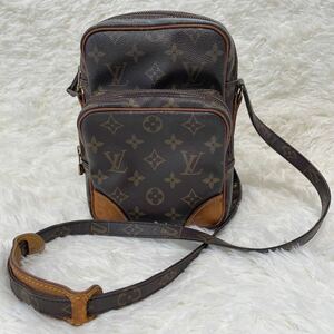 【希少】LOUIS VUITTON ルイヴィトン アマゾン ショルダーバッグ M45236 モノグラム クロスボディ PVC レザー 斜め掛け ブラウン系