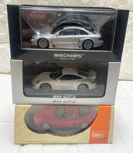 未使用☆ 京商 1/43 メルセデス ベンツ CLK クーペ DTM 2002 MINICHAMPS PORSCHE 911 GT3 ixo Corvette Z51 等 大量 まとめて 3点 ⑮