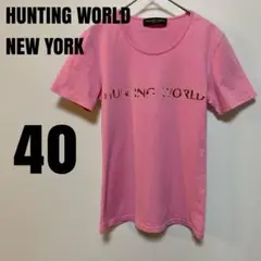 HUNTING WORLD NEW YORK レディース　半袖　Tシャツ　40