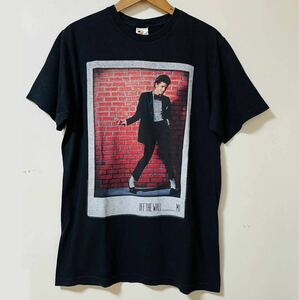 マイケルジャクソン OFF THE WALL 古着Tシャツ L ライセンスもの バンドT ロックT MICHAEL JACKSON MJ