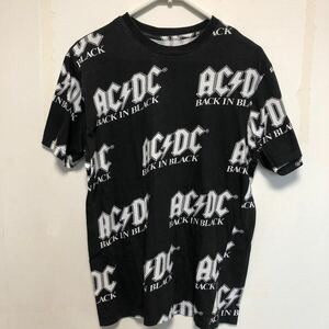 AC/DC TシャツBACK IN BLACK バンドTシャツ 古着 ロックTシャツ 黒 ブラック acdc ビンテージ