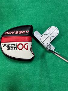 ★★★　オデッセイ　ホワイトホット OG WHITE HOT パター　2Ball BLADE TOUR LINED ３４インチ　パターカバー付き