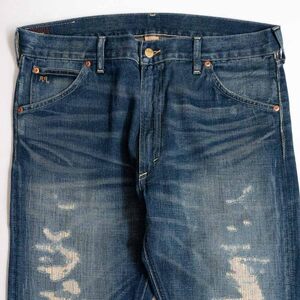 【極美品】RRL【high slim cowboy jeans】34×32 デニムパンツ ダブルアールエル 2412628