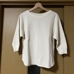 UNIQLO ワッフルTシャツ オフホワイト