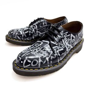 青山限定 Dr.Martens ペイントダメージ加工 シューズ コムデギャルソン コムコム ドクターマーチン Aoyama Exclusive Painted Shoes