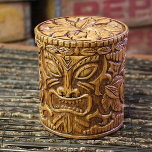 Tiki Round Box ティキ ラウンドボックス #7277 アメリカ雑貨 アメリカン雑貨