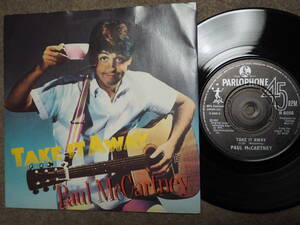 Paul McCartney-Take It Away★英 Orig.美盤 7"