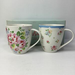 キャスキッドソン ペアマグカップ Cath Kidston スプリング モーニングマグ スプレイフラワー マグカップ