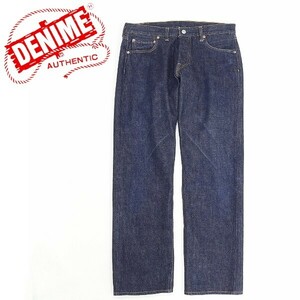 ◆DENIME ドゥニーム 1988E SHINS製 セルビッチ デニム パンツ ジーンズ インディゴ 33