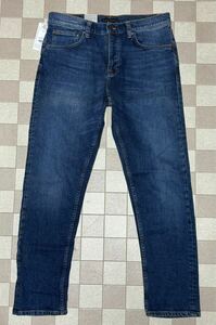 【未使用品】Nudie Jeans 52161-1170 W32 ブルーデニム ジーンズ Gパン メンズウェア ヒーローインターナショナル ヌーディージーンズ