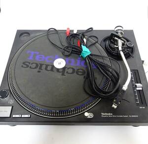 ② Technics SL-1200MK3-K ターンテーブル 使用感汚れあり 動作未確認 ジャンク品 120サイズ発送 KK-2720943-233-mrrz