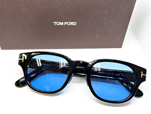 値下げ TOM FORD 正規品 サングラス FT1041D-01V (48) 黒 ブラック / ブルー 新品 ウェリントン UVカット 紫外線対策 トム・フォード