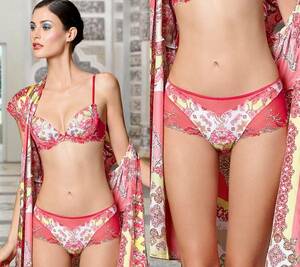 【LISE CHARMEL リズシャルメル】Floraison Corail ショーツ