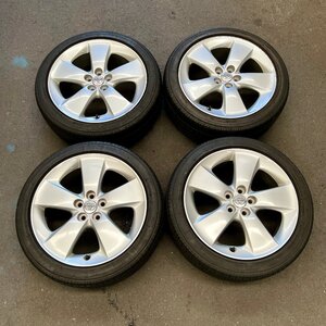 タイヤ付き純正ホイール4本セット　プリウス　ZVW30　17×7J　+50　100　5穴　215/45R17