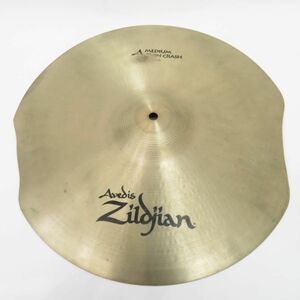 095 Zildjian ジルジャン MEDIUM THIN CRASH クラッシュ シンバル 18" カット加工あり 本体のみ ※現状品