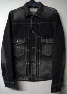 Wrangler ラングラー＆メンズビギ S9008 BEN THE RODEO TAILOR ストレッチブラックデニムジャケット