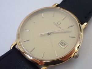 K264/6E◆オメガ OMEGA デビル DEVILLE メンズ 腕時計 クオーツ 中古品◆