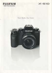 Fujifilm フジ X-S10 の カタログ /2022.1(未使用美品)